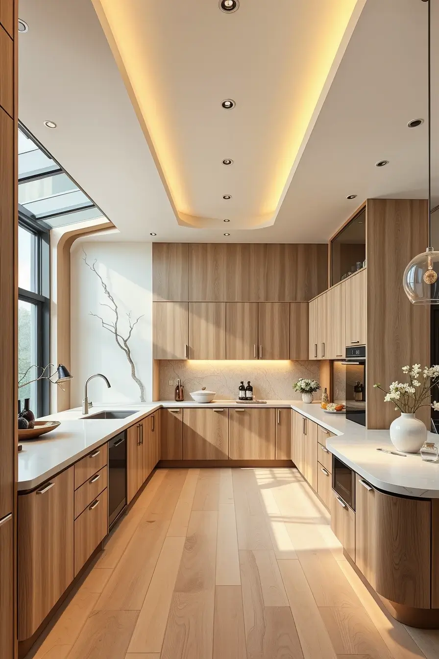 62 Oak Kitchen Ideas 2026: Sculptural, Curved and Designer Oak Interiors