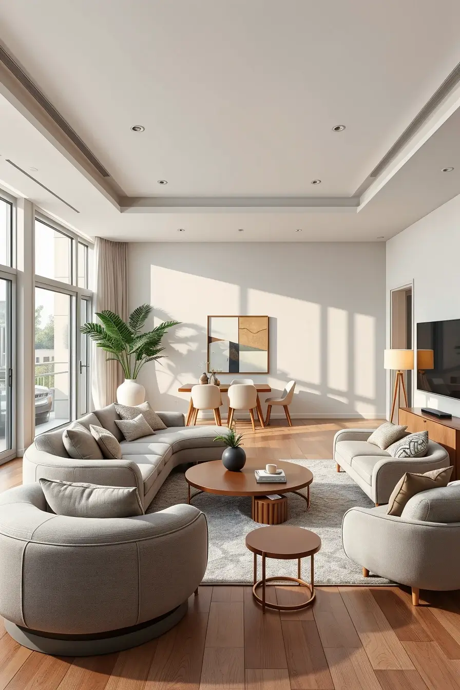 68 Apartment Living Room Designs 2026: Modern, Stylish, Curved Interior Ideas