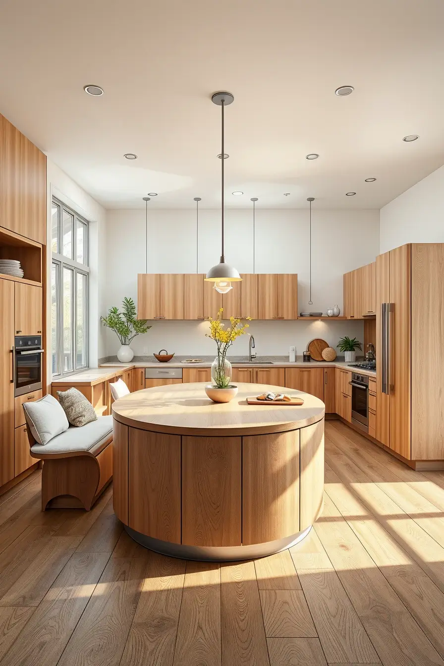 64 Wood Kitchen Ideas 2026: Curved, Designer & Modern Wood Kitchens With Sculptural Forms
