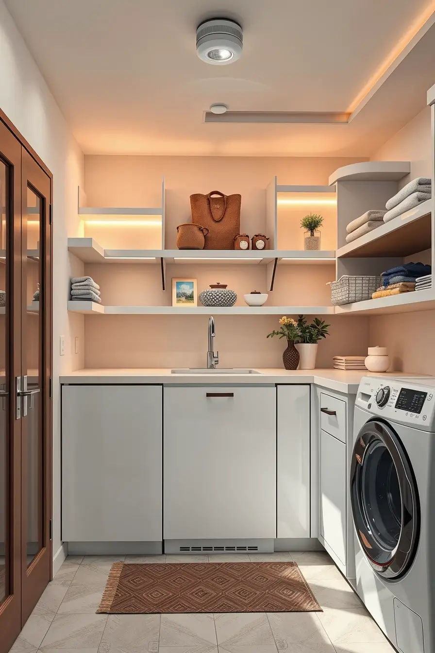 62 Laundry Room Shelves Ideas 2026: Stylish, Modern and Designer Storage Solutions