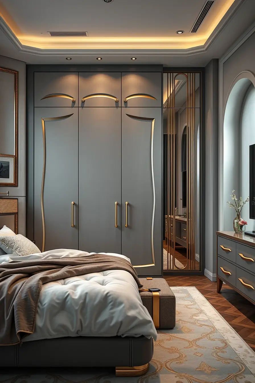 64 Grey Bedroom Ideas 2026: Modern Designer Grey Bedrooms With Curved Furniture