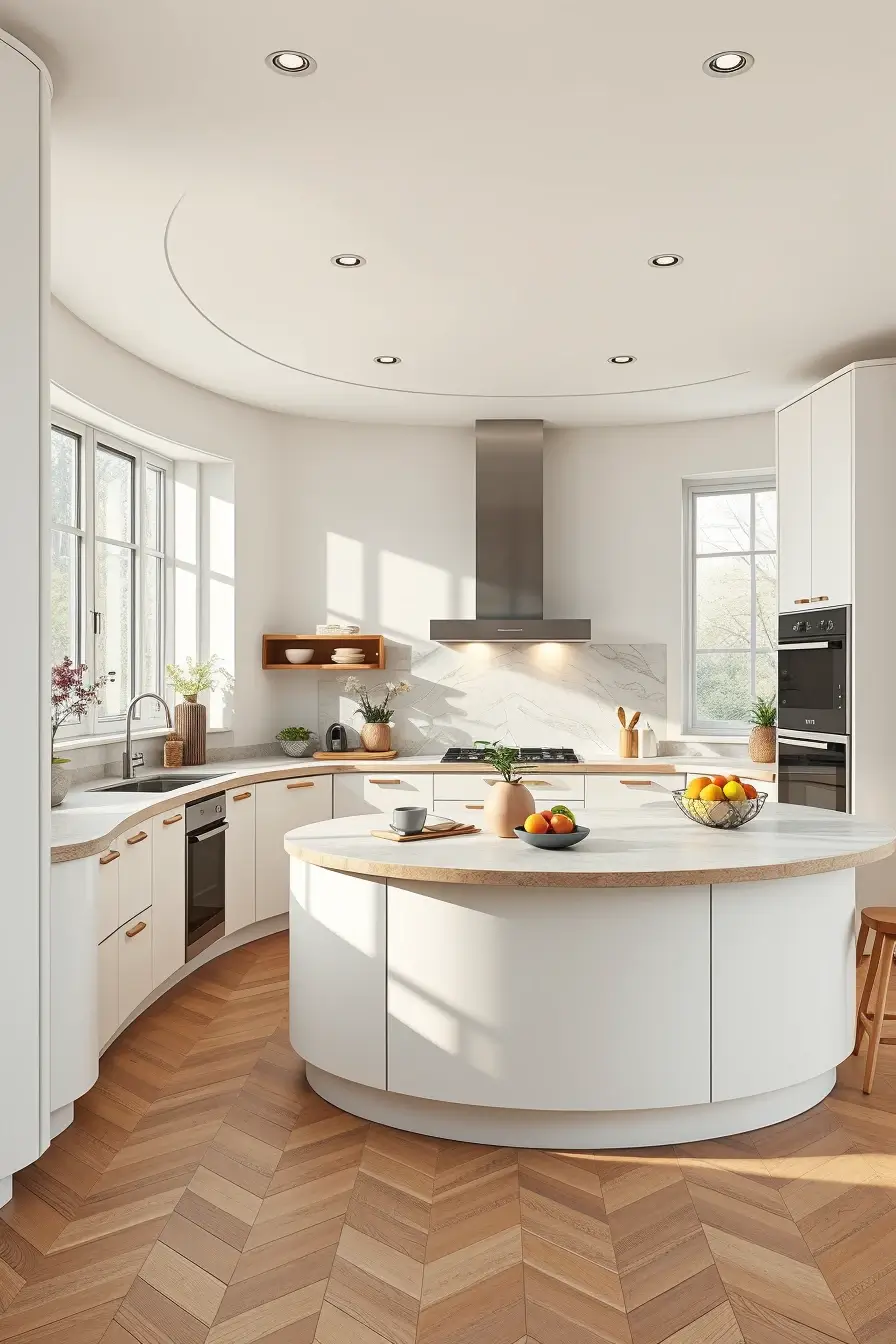 64 Kitchen Layouts 2026: Stylish Curved and Modern Designer Kitchen Ideas