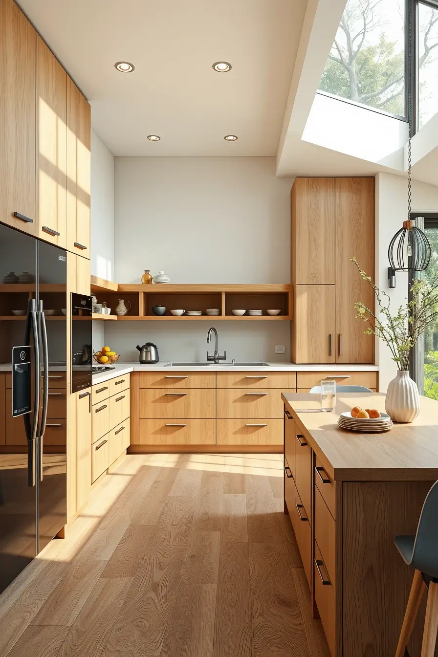 62 Oak Kitchen Ideas 2026: Sculptural, Curved and Designer Oak Interiors