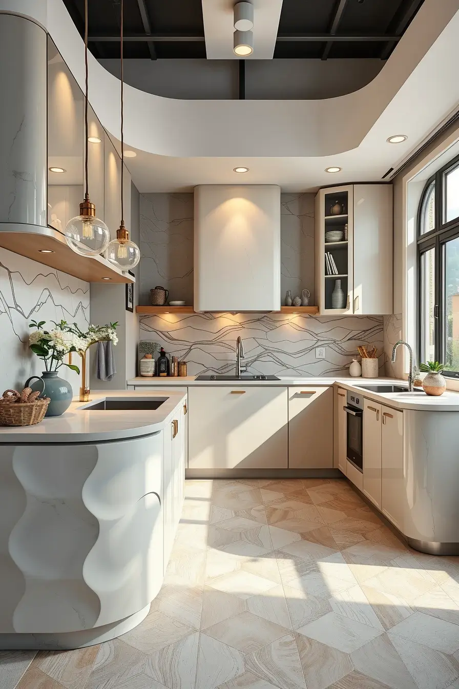 65 Small Kitchen Ideas 2026: Modern Designs, Curved Furniture & Space-Saving Trends