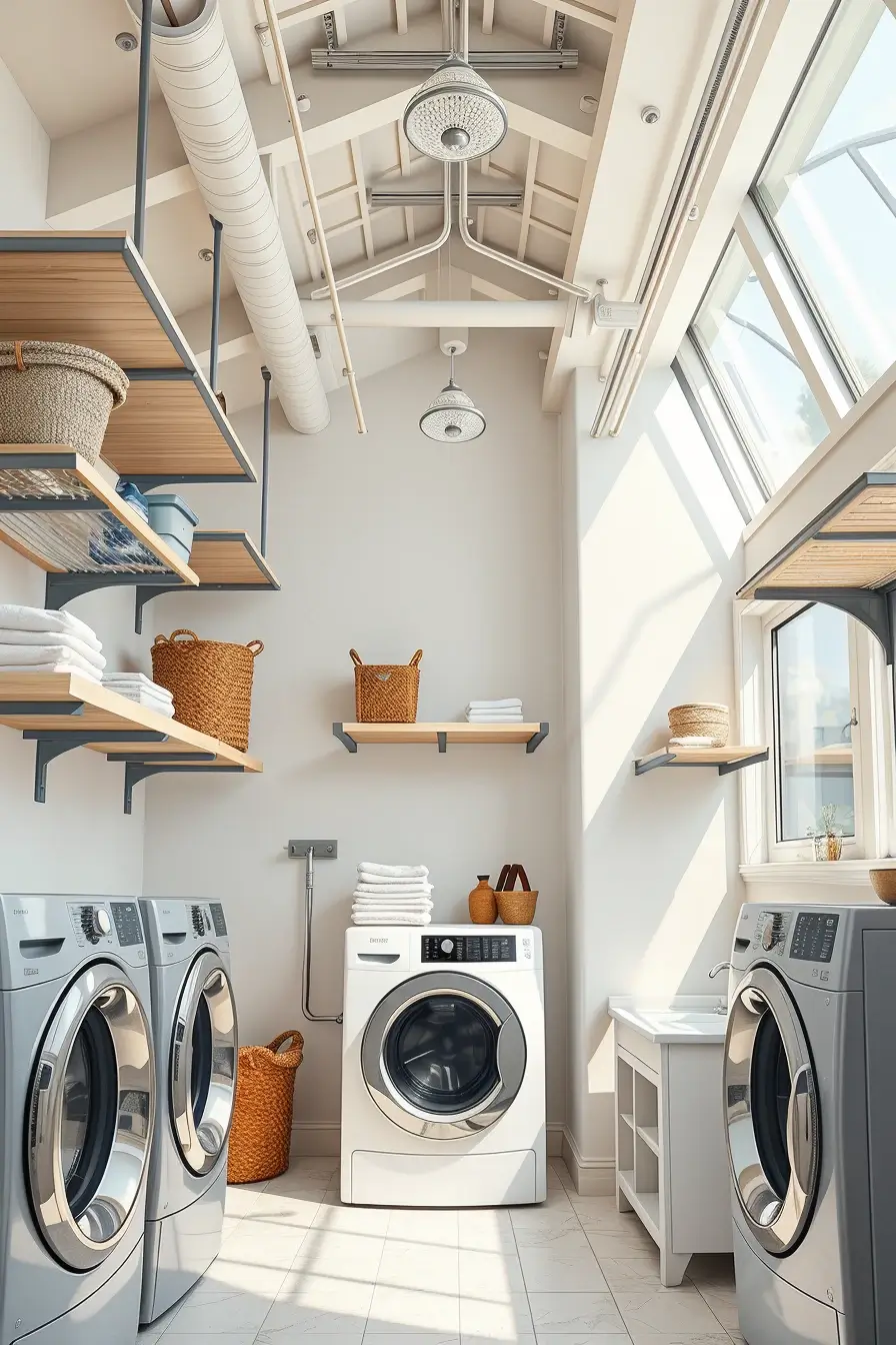 62 Laundry Room Shelves Ideas 2026: Stylish, Modern and Designer Storage Solutions