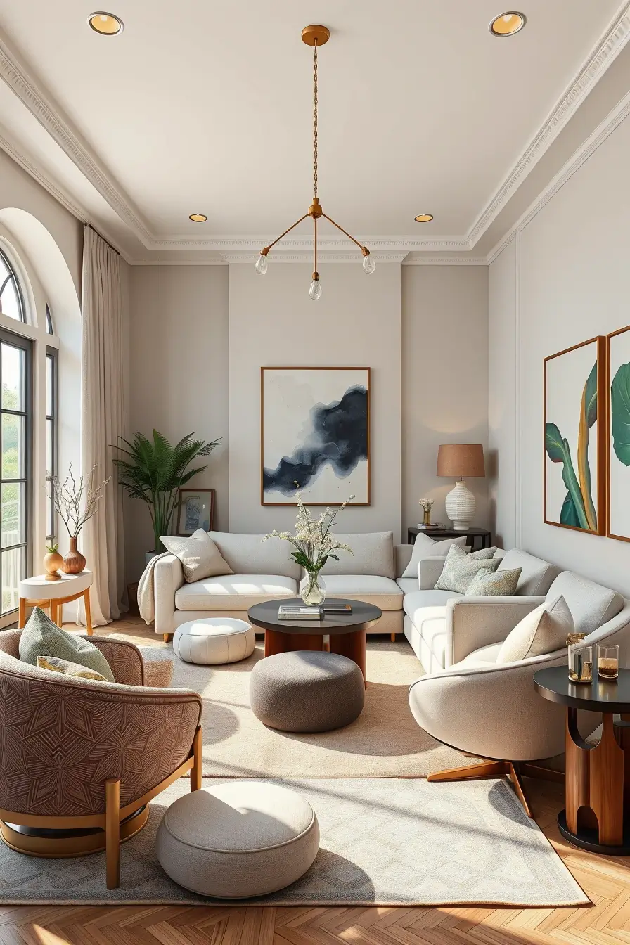 66  Compact Living Room Ideas 2026: Modern, Stylish & Space-Saving Design Inspiration