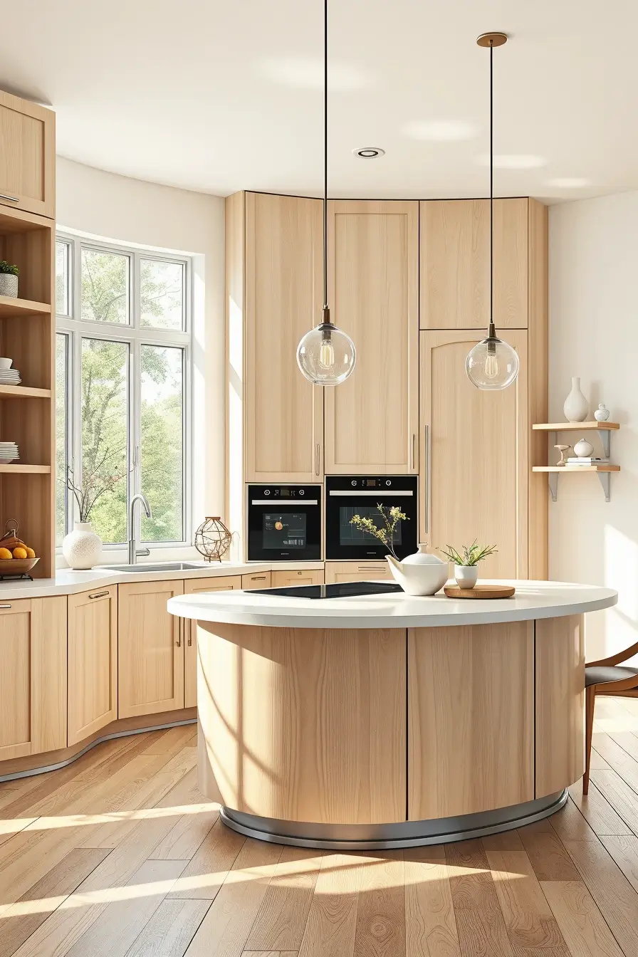 64 Wood Kitchen Ideas 2026: Curved, Designer & Modern Wood Kitchens With Sculptural Forms