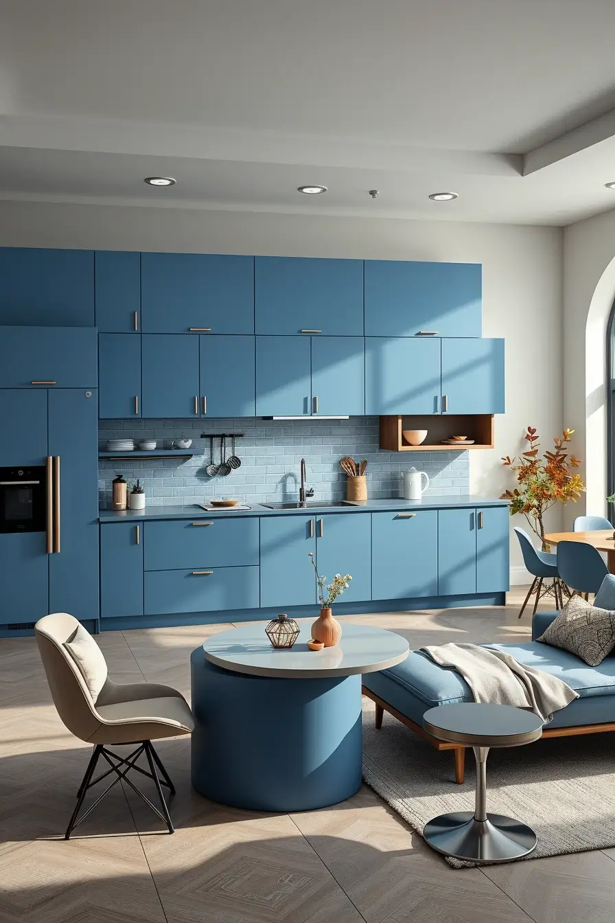 64 Blues Kitchen Ideas 2026: Modern Designer Blue Kitchens With Luxury Style