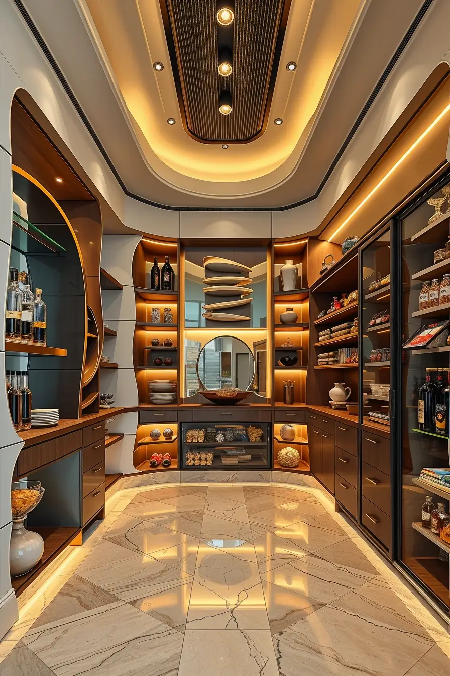 64 Pantry Renovation Ideas 2026: Modern, Designer & Curved Pantry Designs