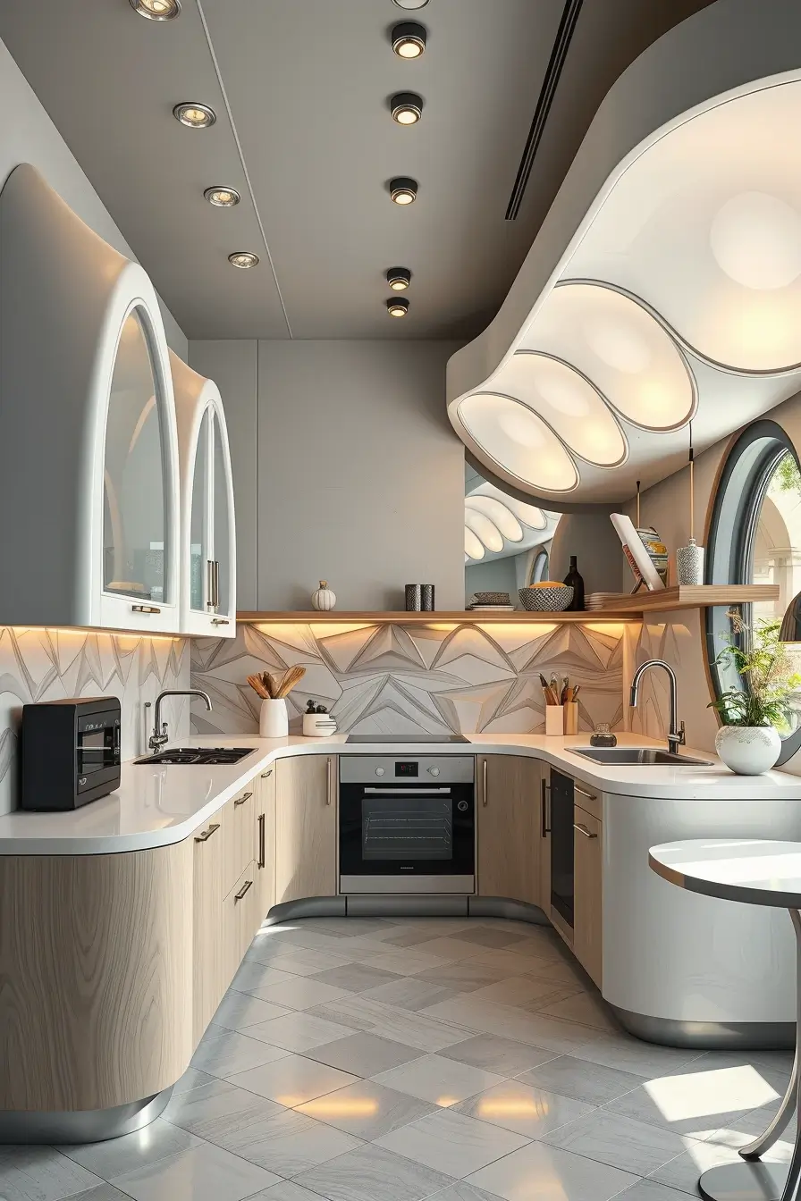 65 Small Kitchen Ideas 2026: Modern Designs, Curved Furniture & Space-Saving Trends