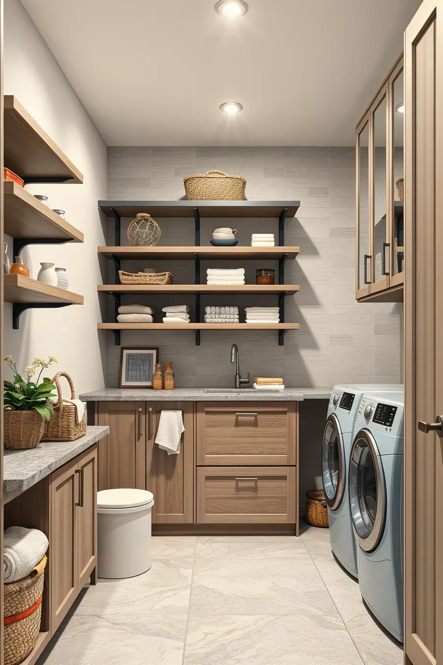62 Laundry Room Shelves Ideas 2026: Stylish, Modern and Designer Storage Solutions