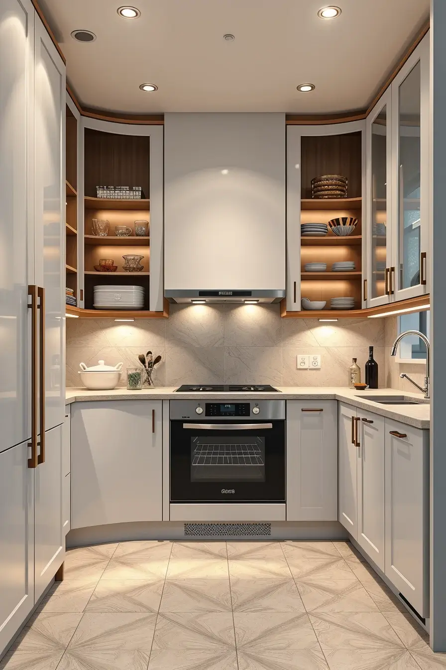 65 Small Kitchen Ideas 2026: Modern Designs, Curved Furniture & Space-Saving Trends