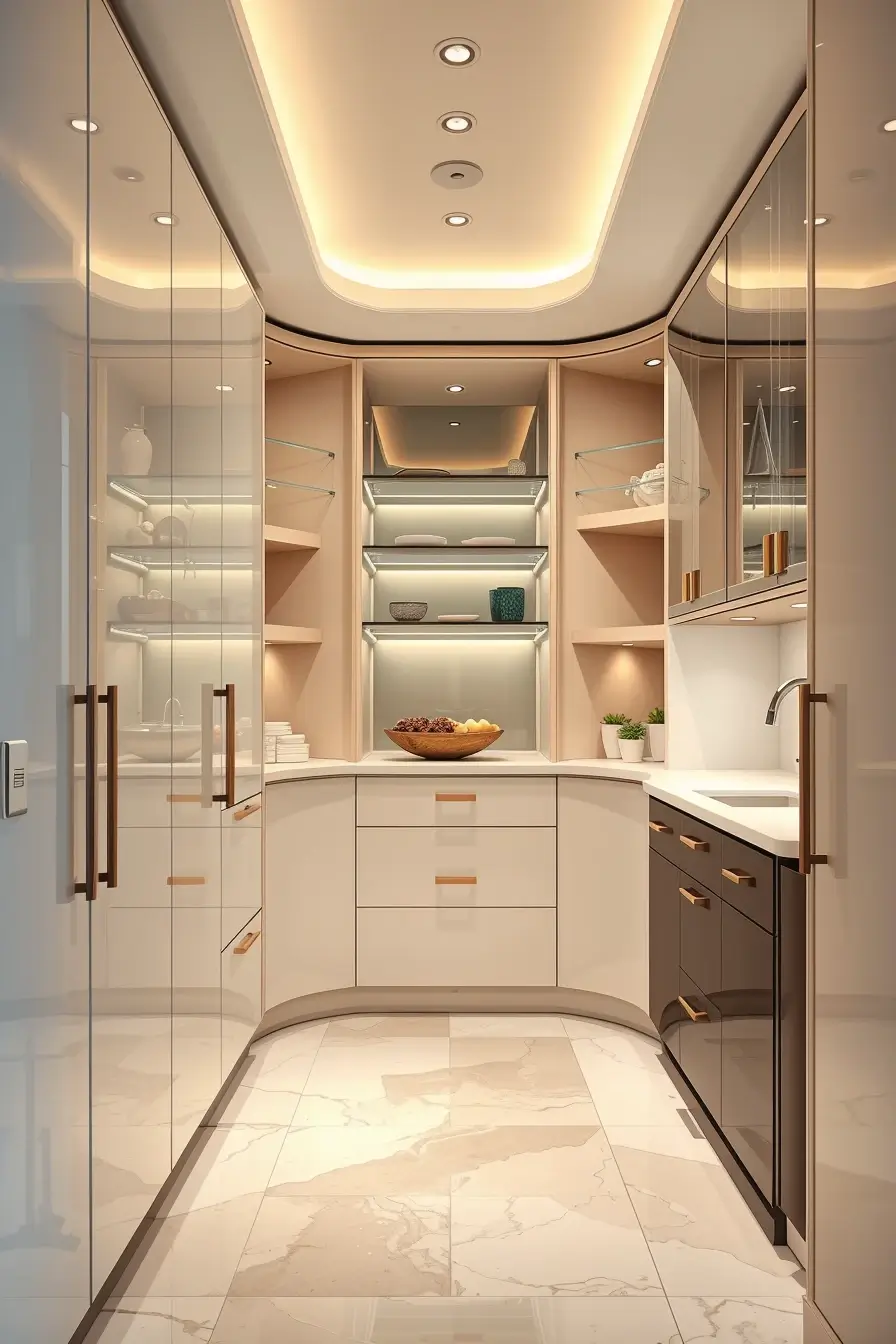 64 Pantry Renovation Ideas 2026: Modern, Designer & Curved Pantry Designs
