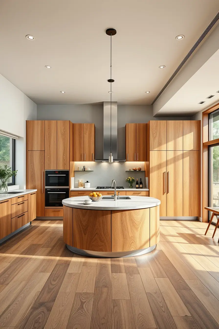 64 Wood Kitchen Ideas 2026: Curved, Designer & Modern Wood Kitchens With Sculptural Forms