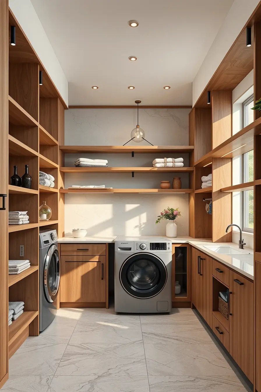 62 Laundry Room Shelves Ideas 2026: Stylish, Modern and Designer Storage Solutions