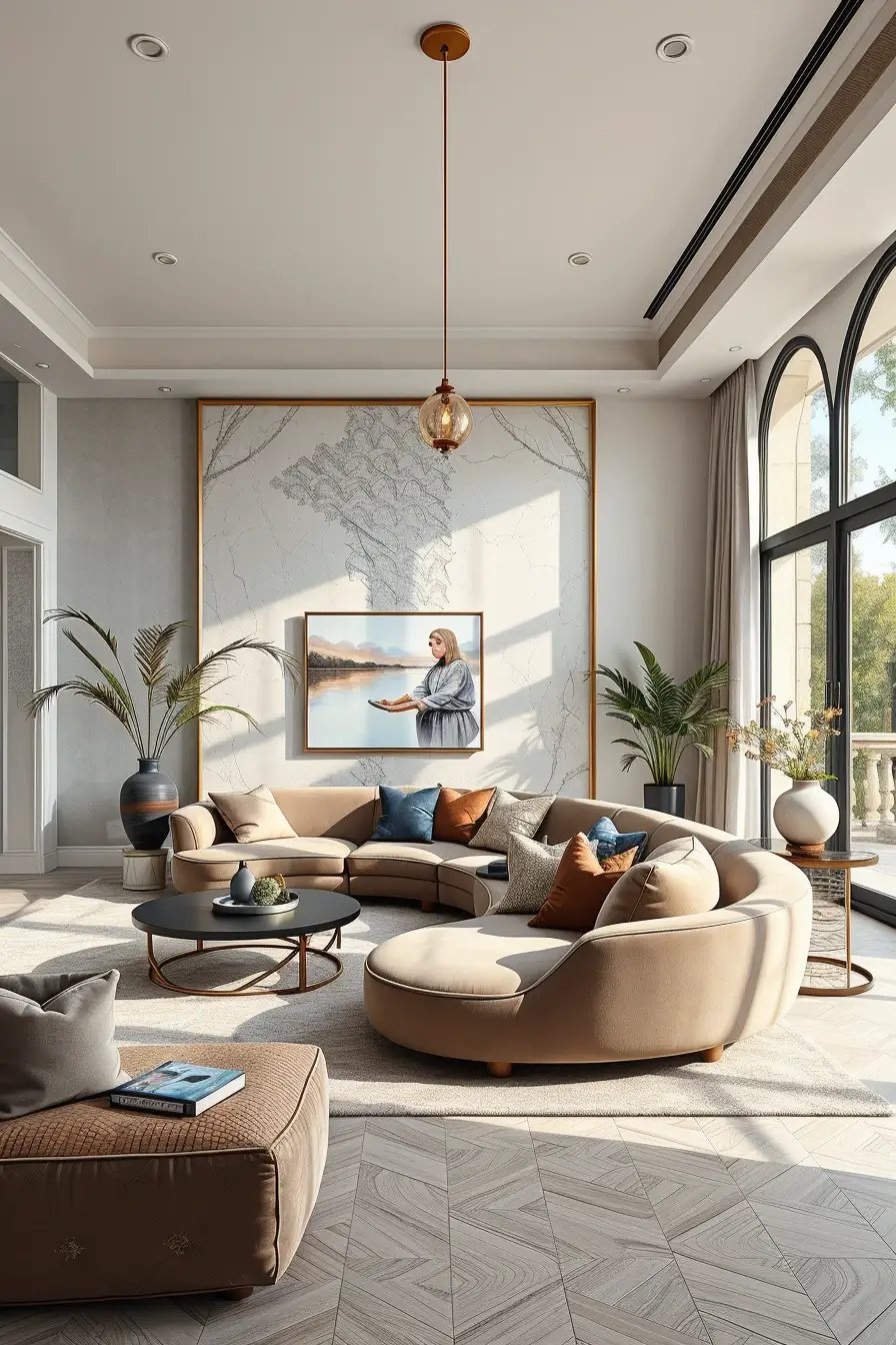 68 Apartment Living Room Designs 2026: Modern, Stylish, Curved Interior Ideas