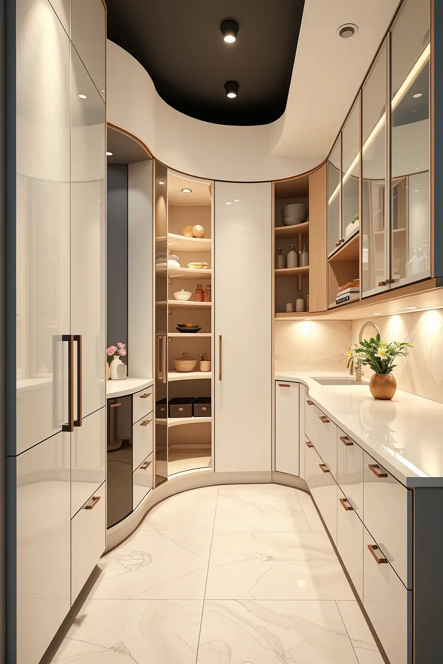 64 Pantry Renovation Ideas 2026: Modern, Designer & Curved Pantry Designs