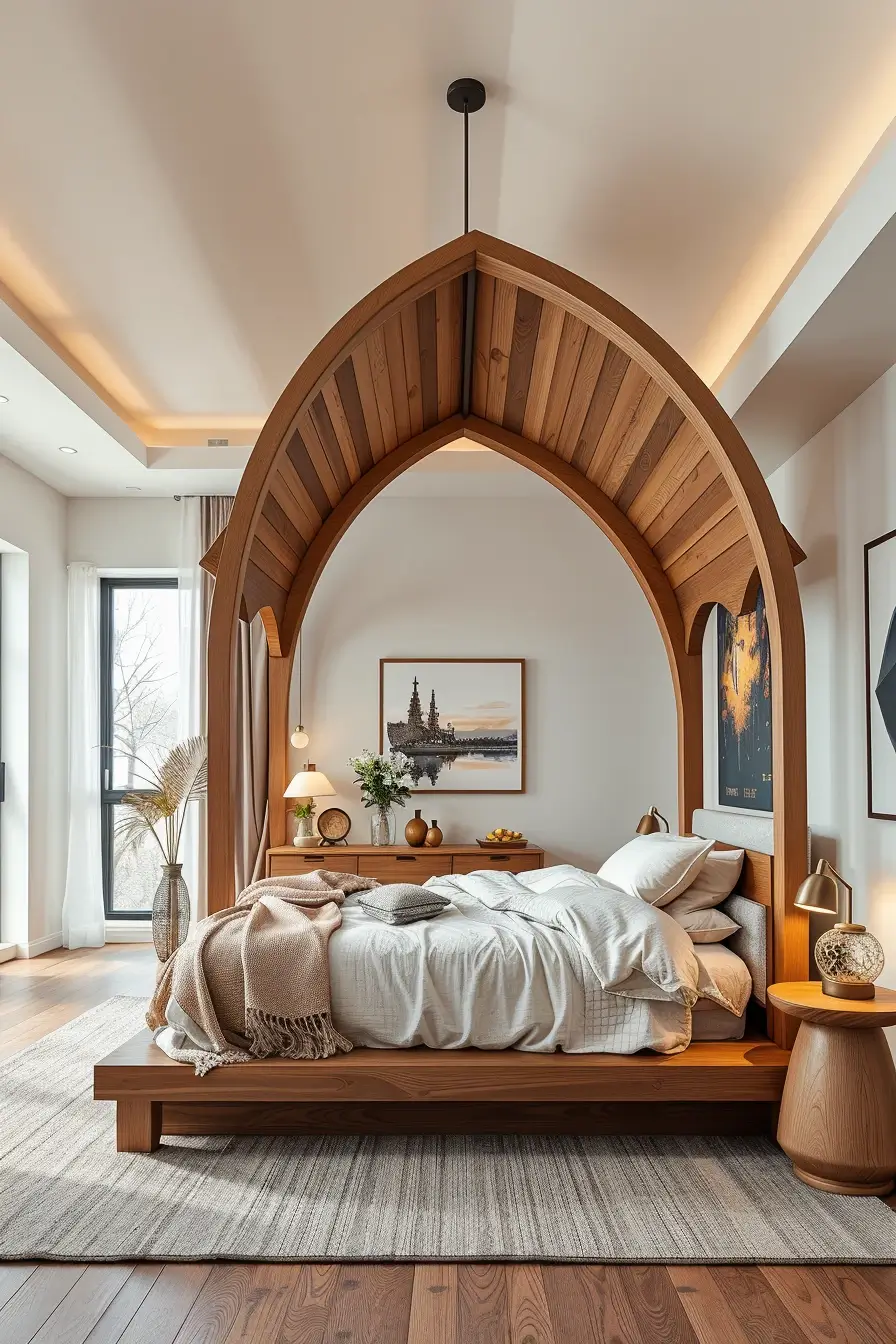 62 Wooden Bed Design Ideas 2026 With Sculptural And Designer Wooden Headboards