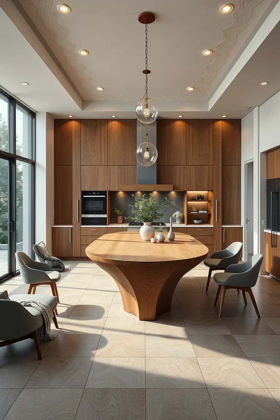 62 Oak Kitchen Ideas 2026: Sculptural, Curved and Designer Oak Interiors