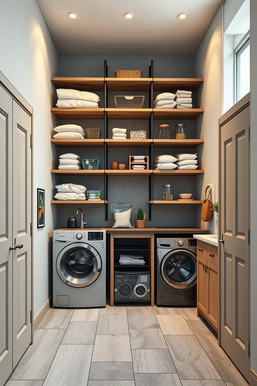 62 Laundry Room Shelves Ideas 2026: Stylish, Modern and Designer Storage Solutions