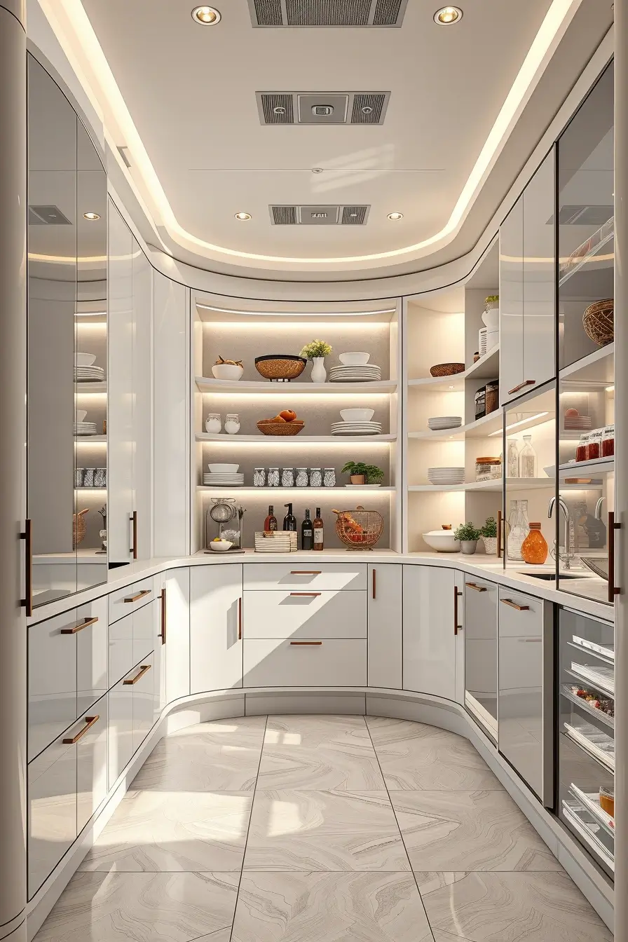 64 Pantry Renovation Ideas 2026: Modern, Designer & Curved Pantry Designs