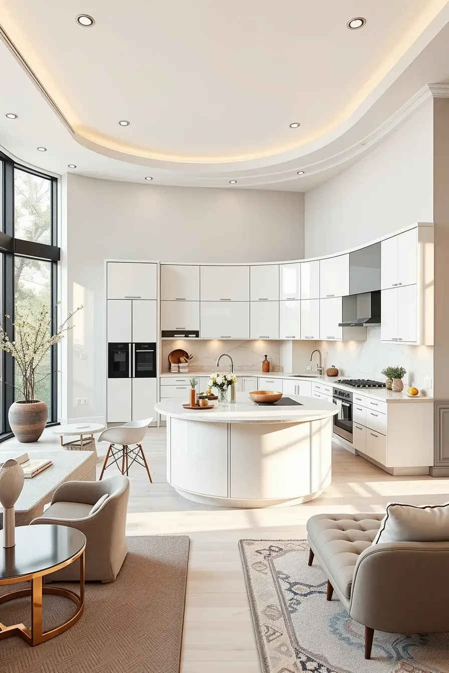 64 Kitchen Layouts 2026: Stylish Curved and Modern Designer Kitchen Ideas