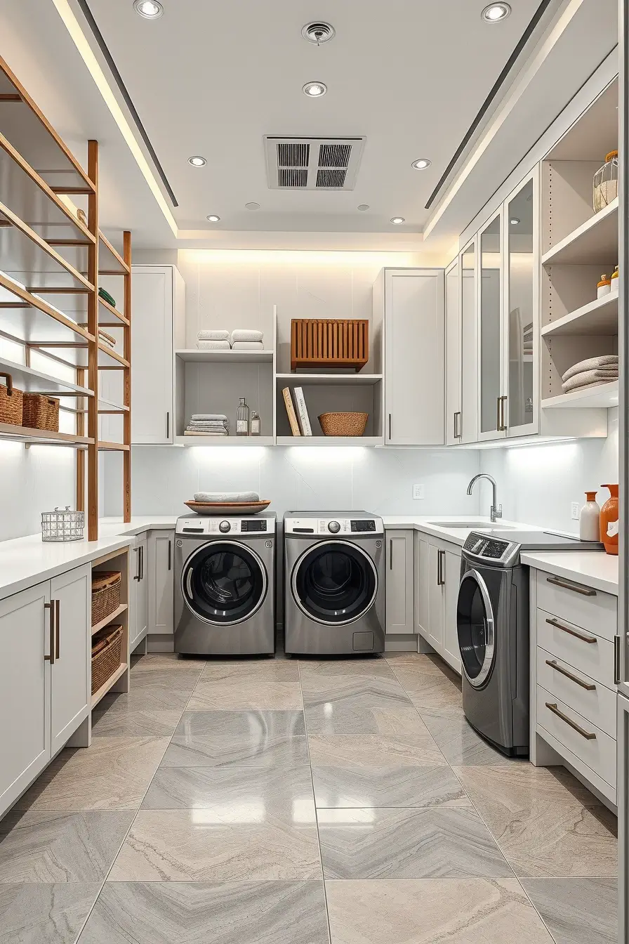 62 Laundry Room Shelves Ideas 2026: Stylish, Modern and Designer Storage Solutions