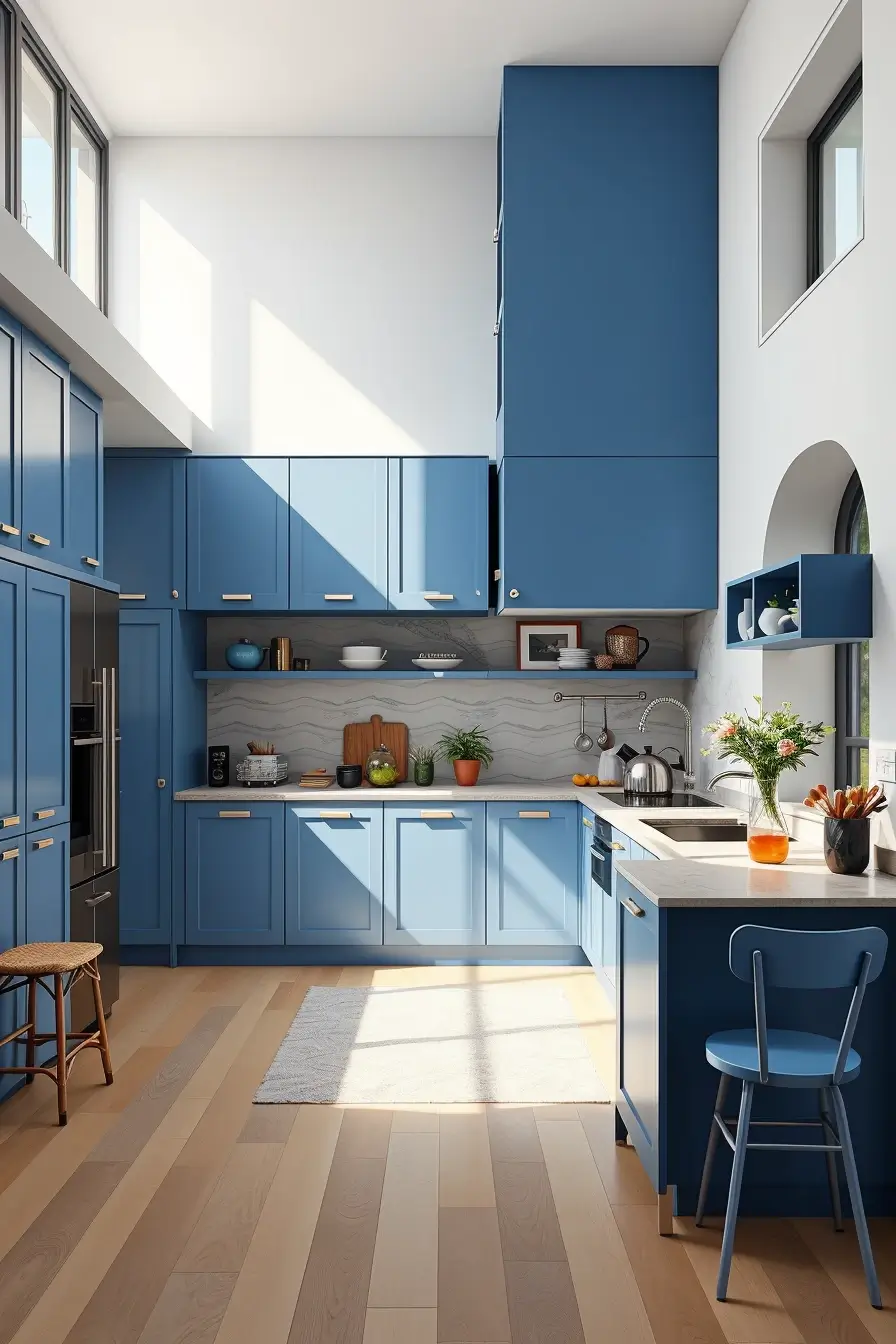 64 Blues Kitchen Ideas 2026: Modern Designer Blue Kitchens With Luxury Style