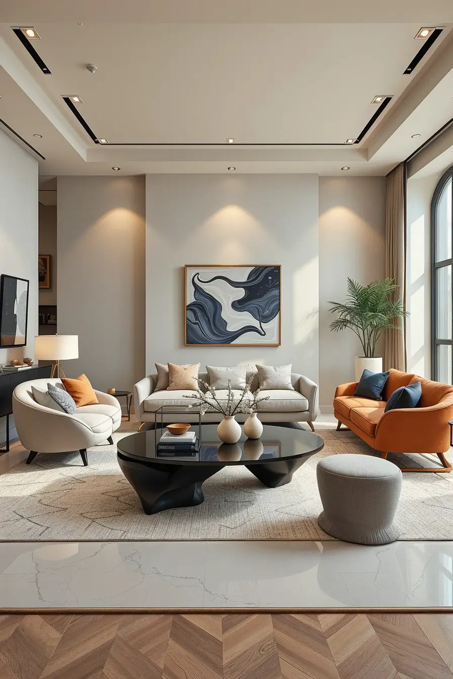 65 Living Room Inspo 2026: Futuristic, Ultra Modern & Smart Interior Ideas