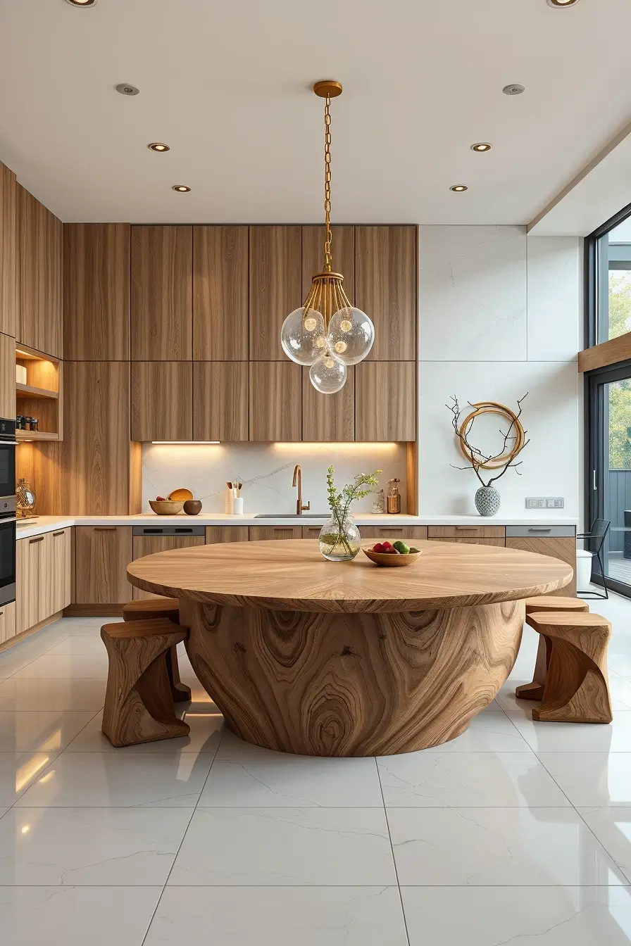 62 Oak Kitchen Ideas 2026: Sculptural, Curved and Designer Oak Interiors