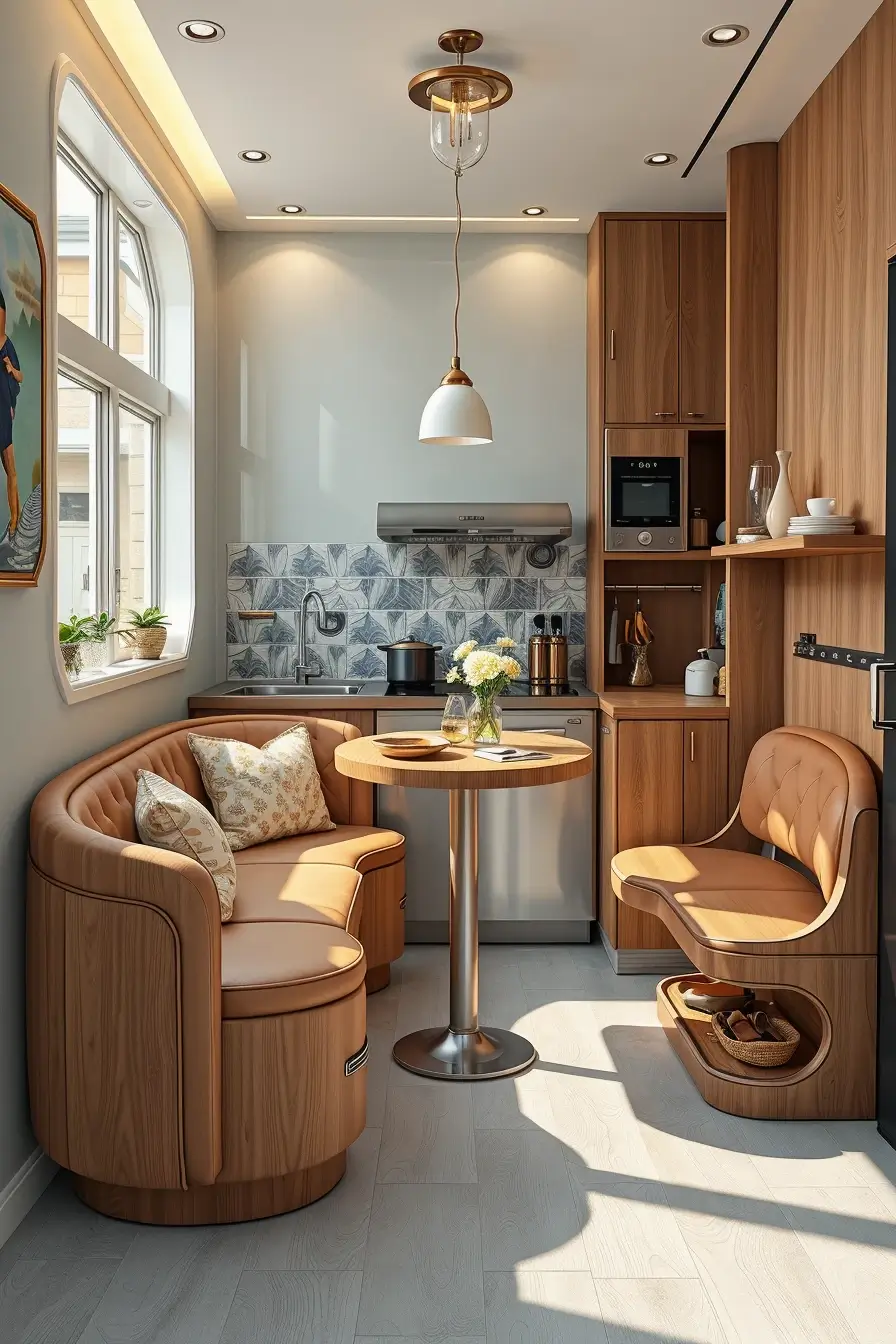 65 Small Kitchen Ideas 2026: Modern Designs, Curved Furniture & Space-Saving Trends