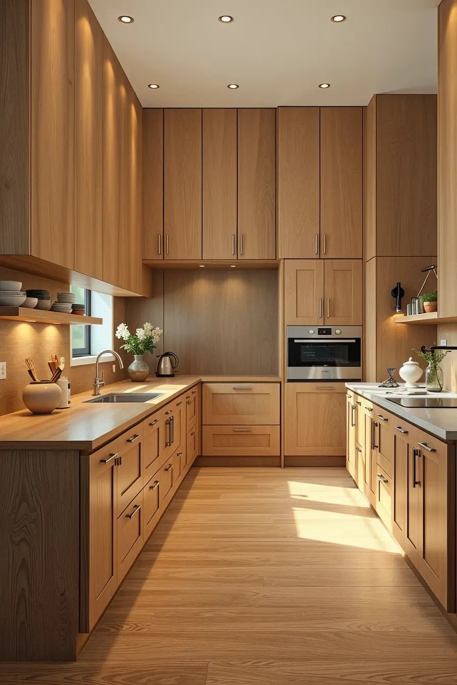 62 Oak Kitchen Ideas 2026: Sculptural, Curved and Designer Oak Interiors