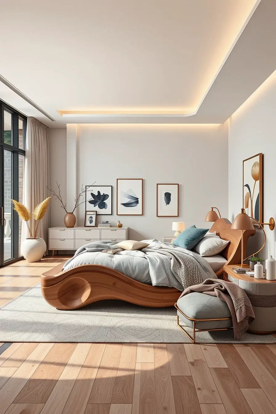 62 Wooden Bed Design Ideas 2026 With Sculptural And Designer Wooden Headboards