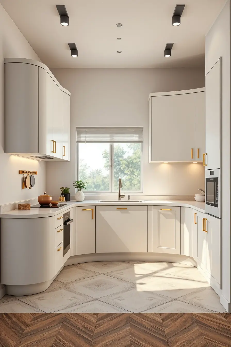 65 Small Kitchen Ideas 2026: Modern Designs, Curved Furniture & Space-Saving Trends