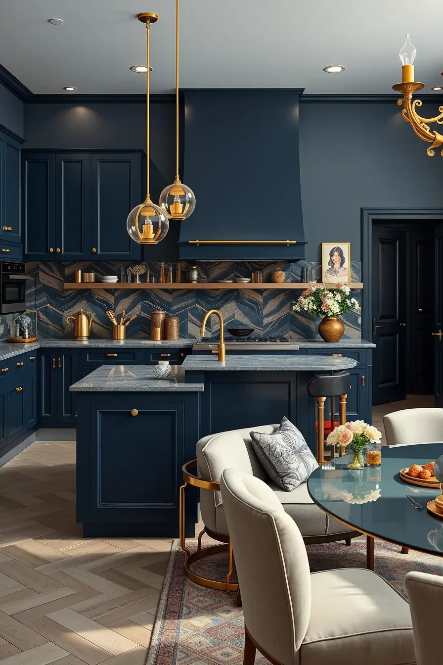 64 Blues Kitchen Ideas 2026: Modern Designer Blue Kitchens With Luxury Style