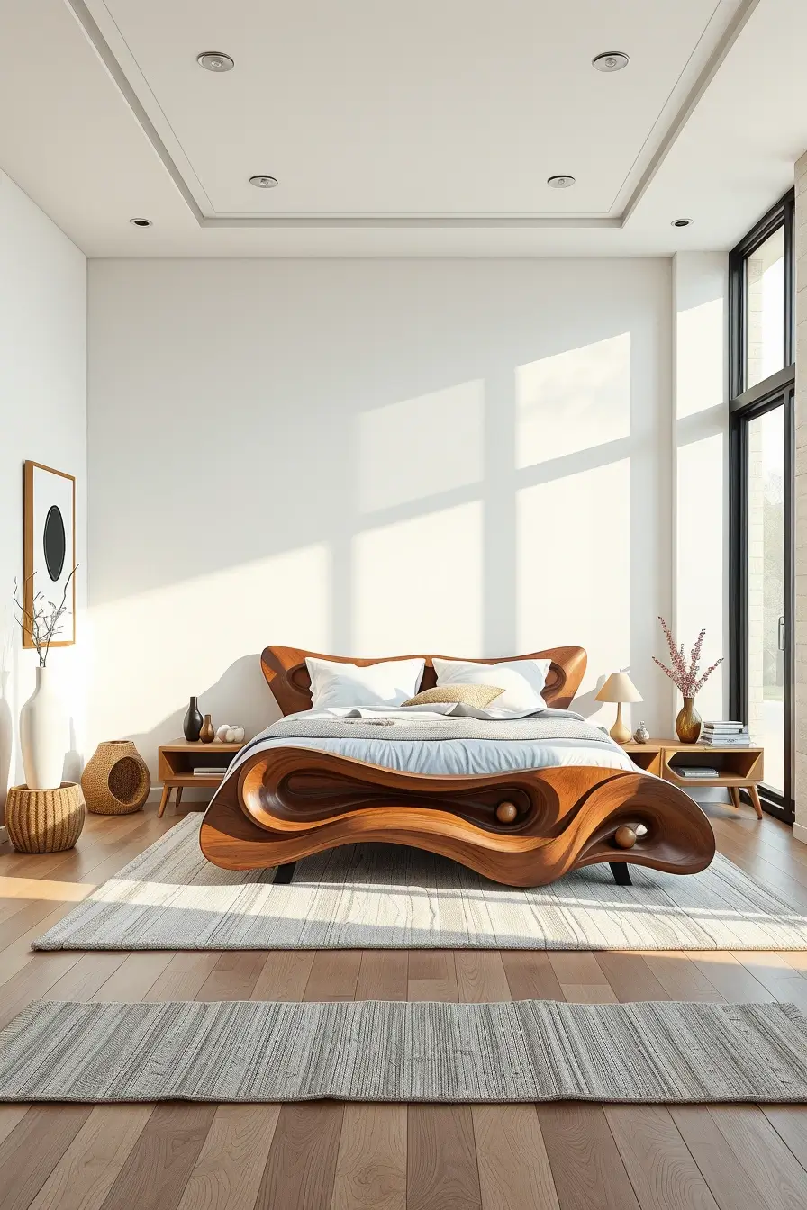 62 Wooden Bed Design Ideas 2026 With Sculptural And Designer Wooden Headboards