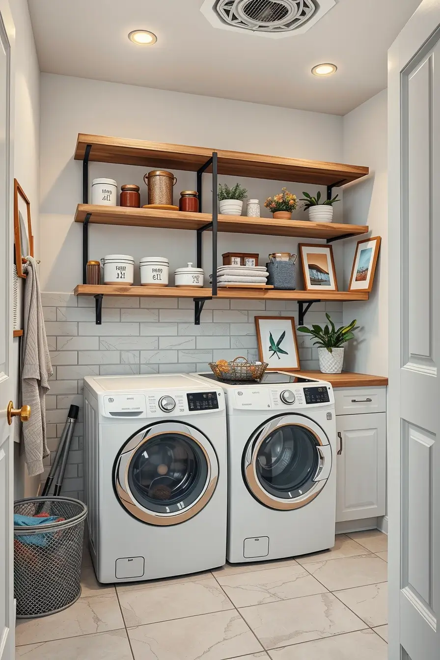 62 Laundry Room Shelves Ideas 2026: Stylish, Modern and Designer Storage Solutions