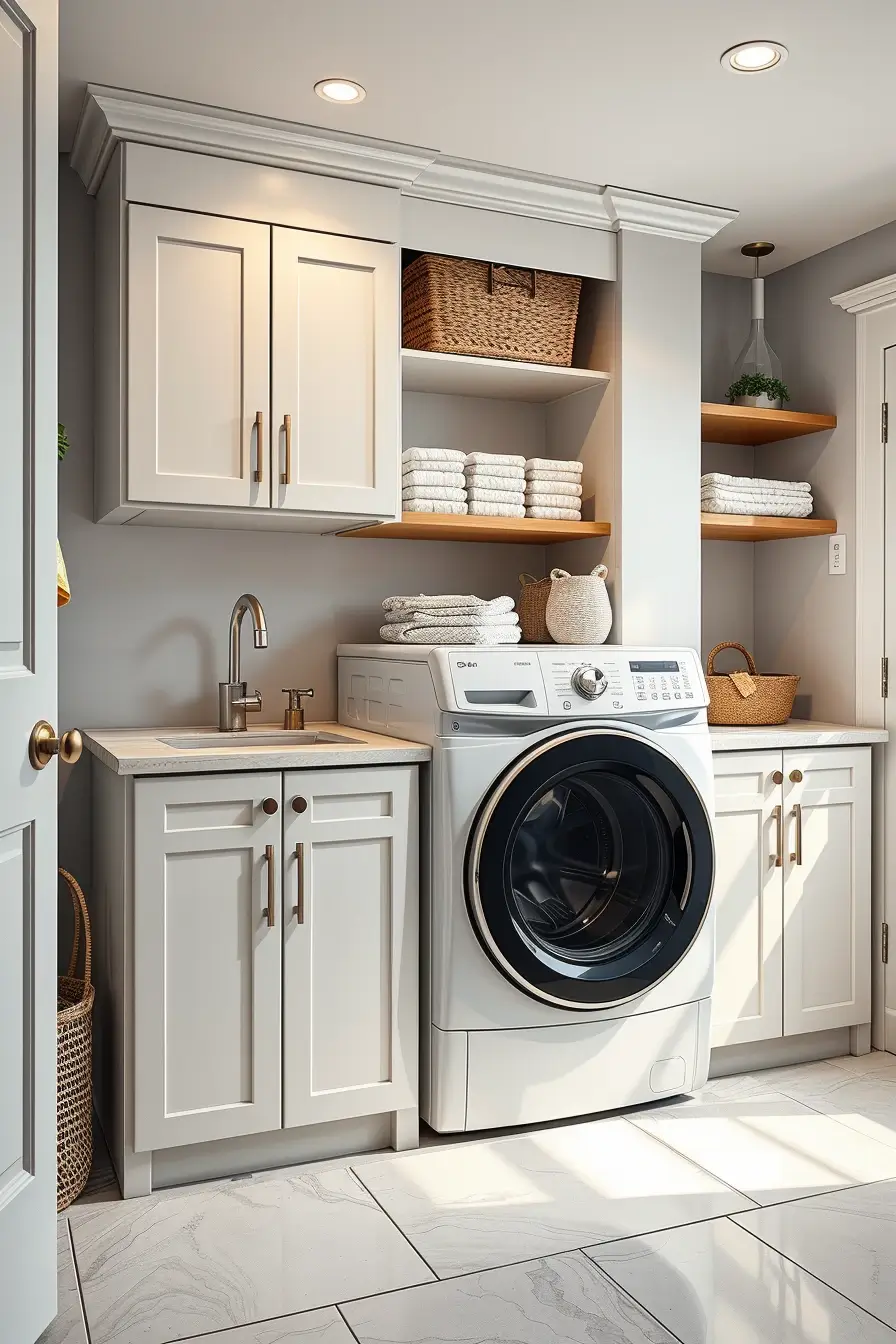 62 Laundry Room Shelves Ideas 2026: Stylish, Modern and Designer Storage Solutions
