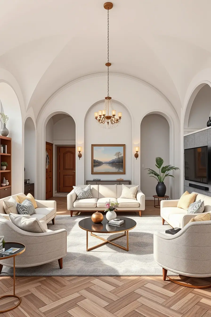 68 Apartment Living Room Designs 2026: Modern, Stylish, Curved Interior Ideas