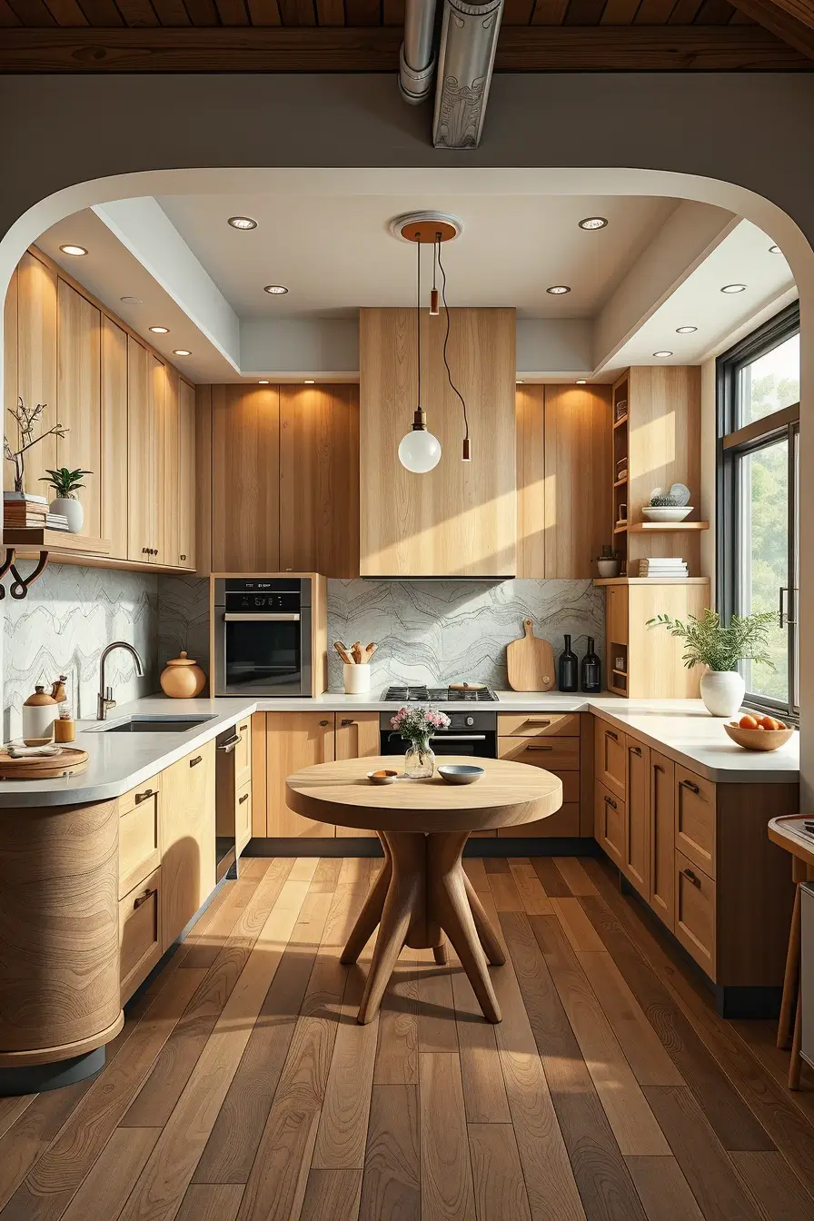 65 Small Kitchen Ideas 2026: Modern Designs, Curved Furniture & Space-Saving Trends