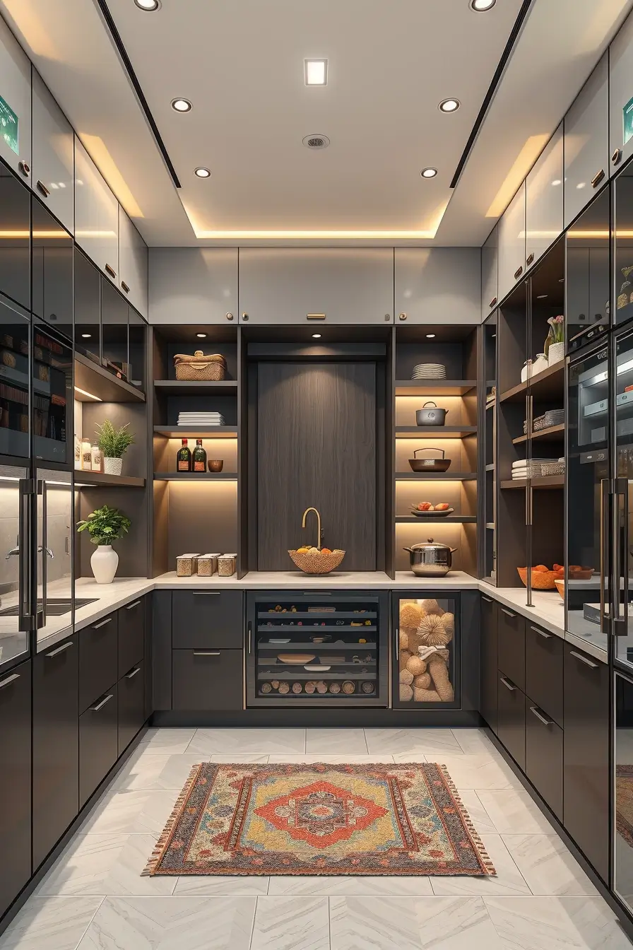 64 Pantry Renovation Ideas 2026: Modern, Designer & Curved Pantry Designs