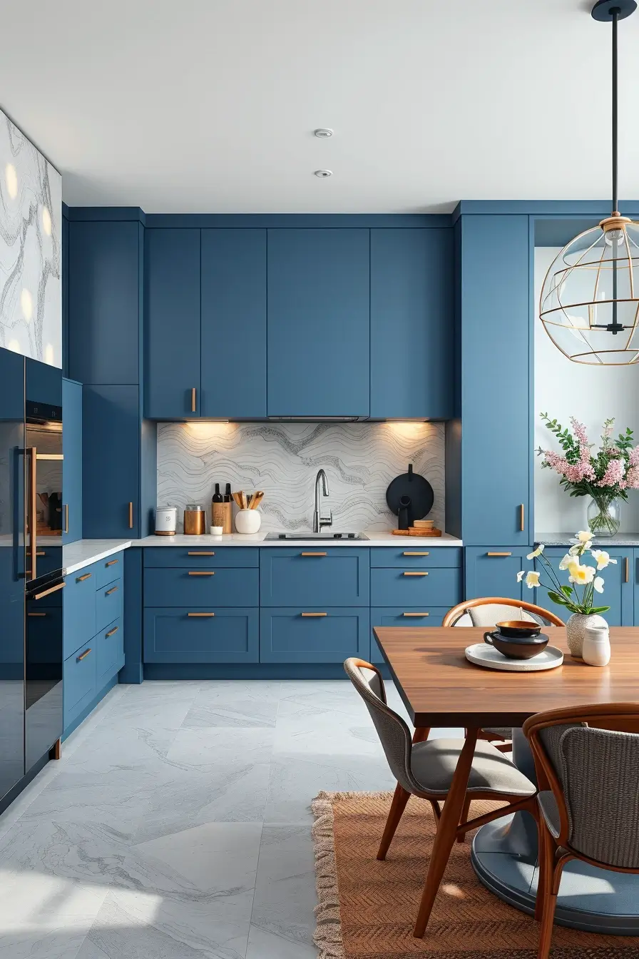 64 Blues Kitchen Ideas 2026: Modern Designer Blue Kitchens With Luxury Style