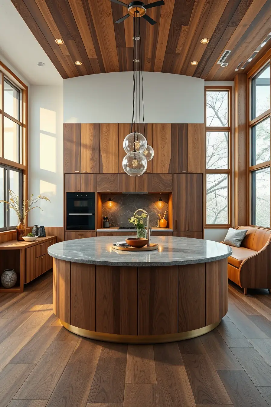 64 Wood Kitchen Ideas 2026: Curved, Designer & Modern Wood Kitchens With Sculptural Forms