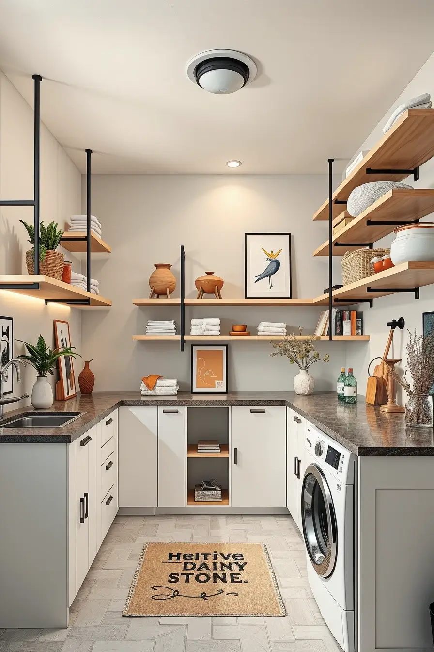 62 Laundry Room Shelves Ideas 2026: Stylish, Modern and Designer Storage Solutions