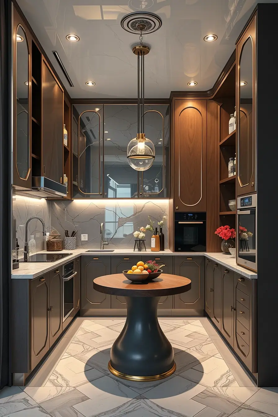 65 Small Kitchen Ideas 2026: Modern Designs, Curved Furniture & Space-Saving Trends