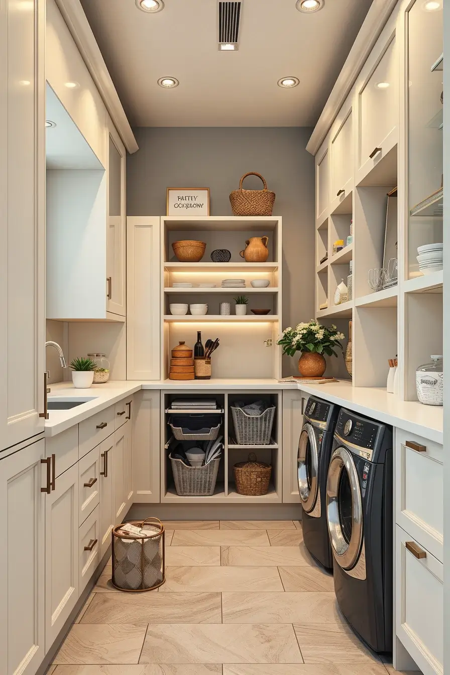 65 Pantry In Laundry Room Ideas 2026: Modern, Stylish And Designer Storage Solutions