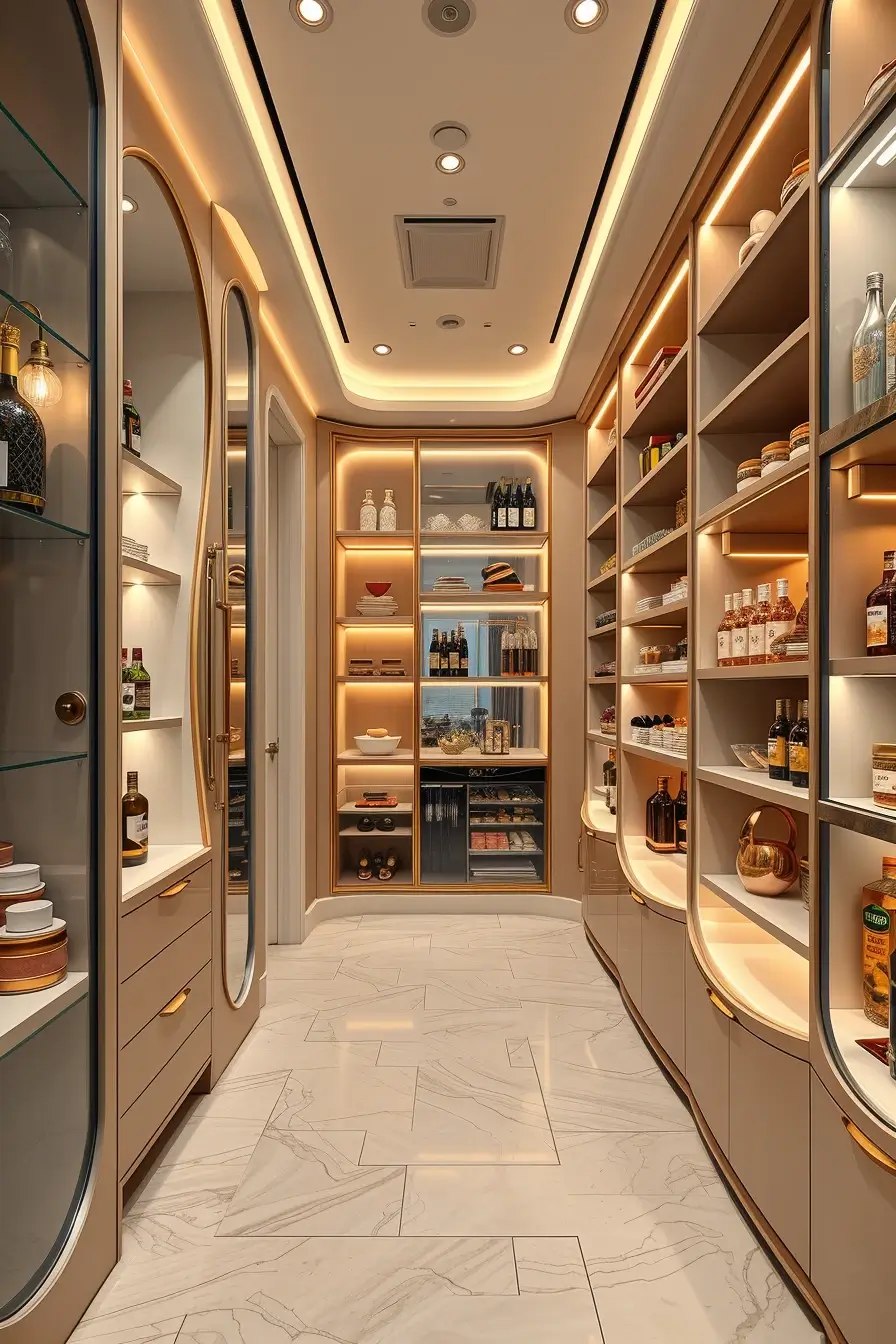 64 Pantry Renovation Ideas 2026: Modern, Designer & Curved Pantry Designs