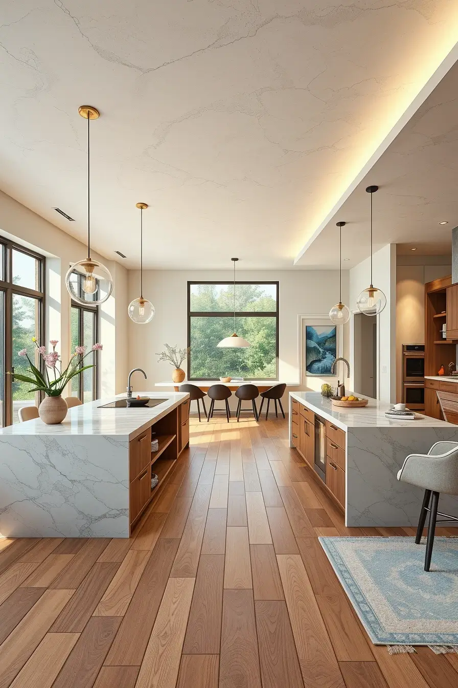 64 Open Kitchen Living Rooms for 2026 with Curved Designer Interiors