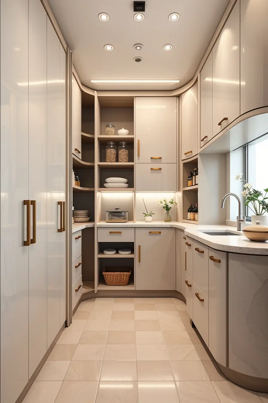 64 Pantry Renovation Ideas 2026: Modern, Designer & Curved Pantry Designs