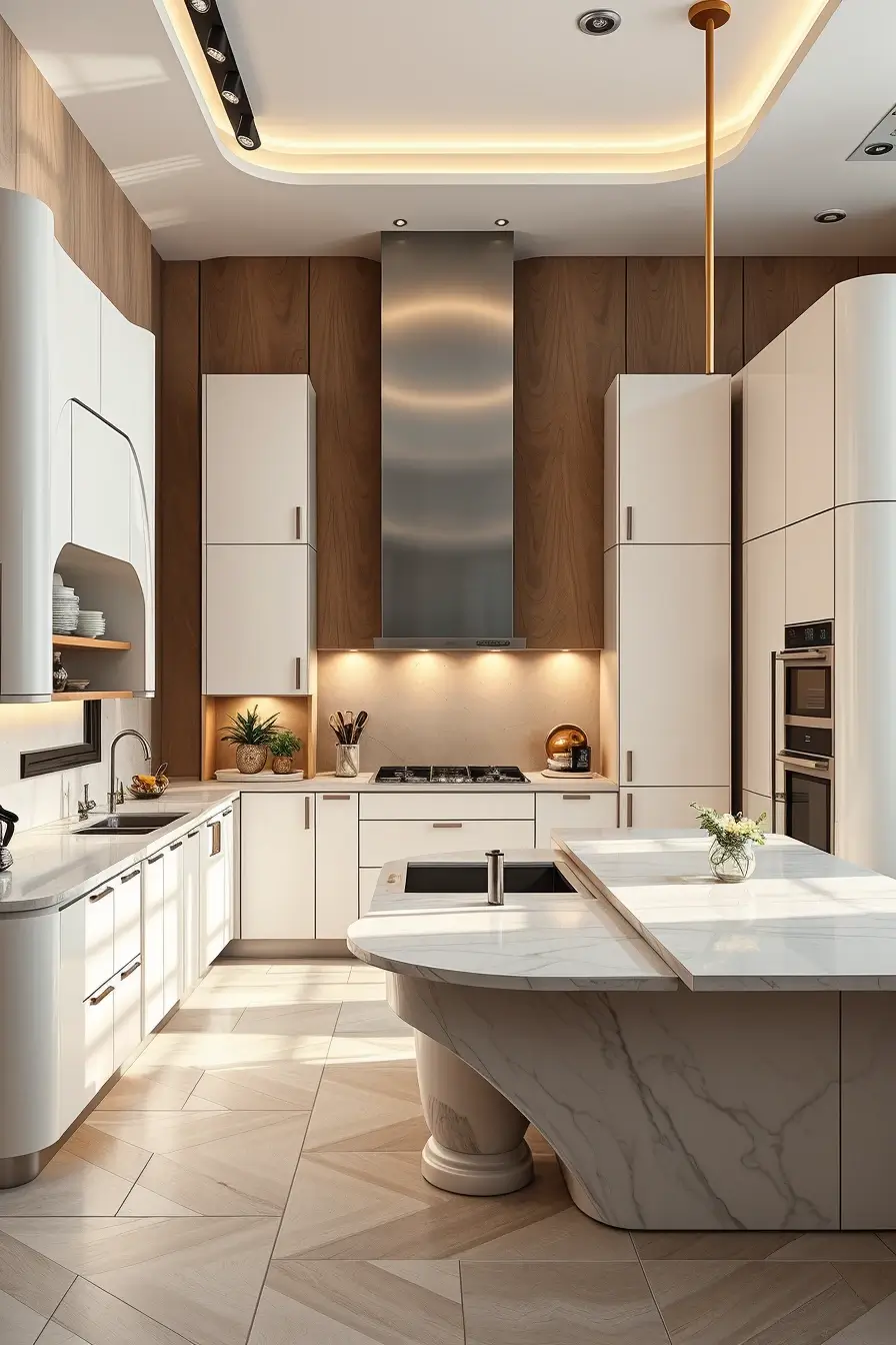 64 Kitchen Layouts 2026: Stylish Curved and Modern Designer Kitchen Ideas